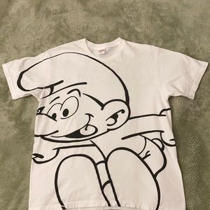 Supreme Smurf White Tee